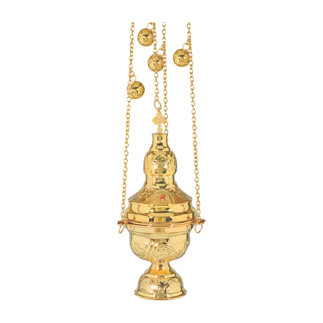 Censer Gold With Stones | 1112
