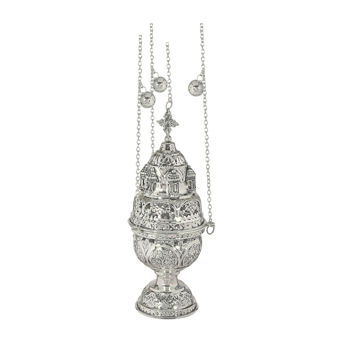 Censer Church Silver Patina | 1122