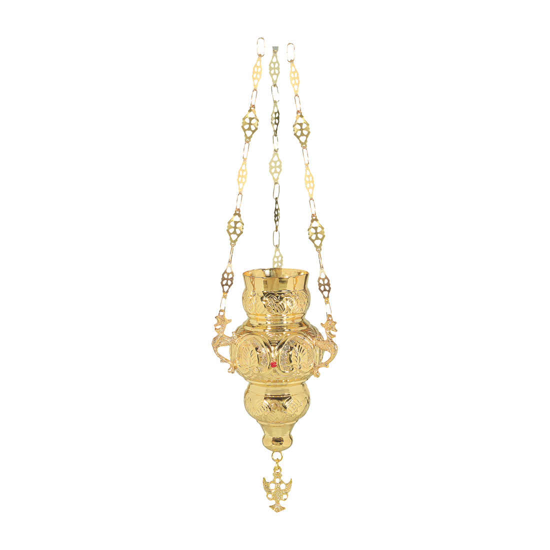 Candle Gold Plated Stone | 1218