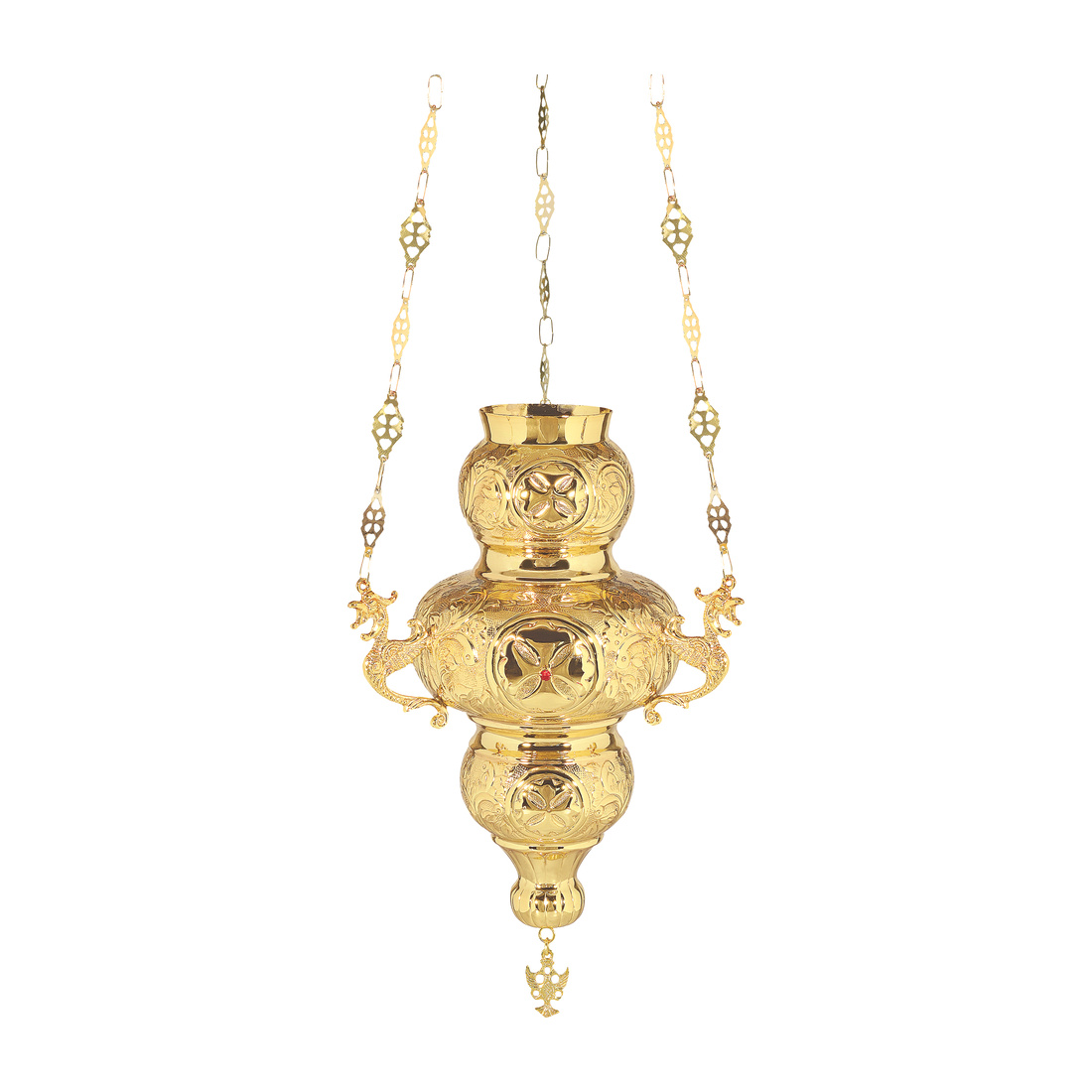 Candle Gold Plated Stone | 1264