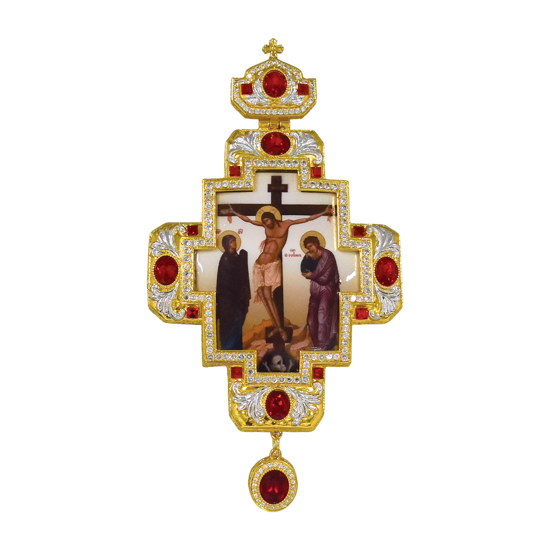 Pectoral Cross Gold Silver Plated | 14115