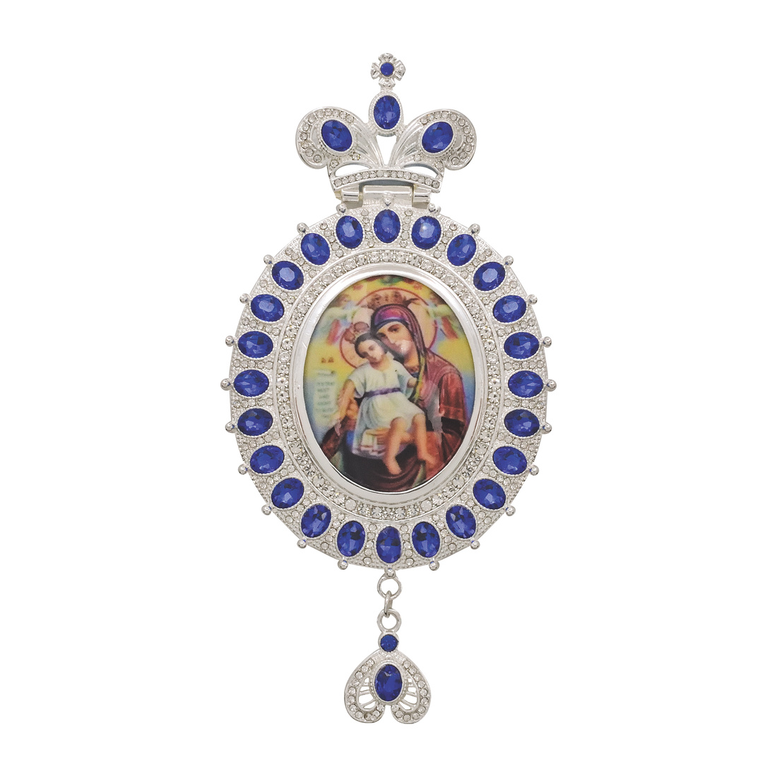 Engolpio Silver Plated Blue Stones | 1496