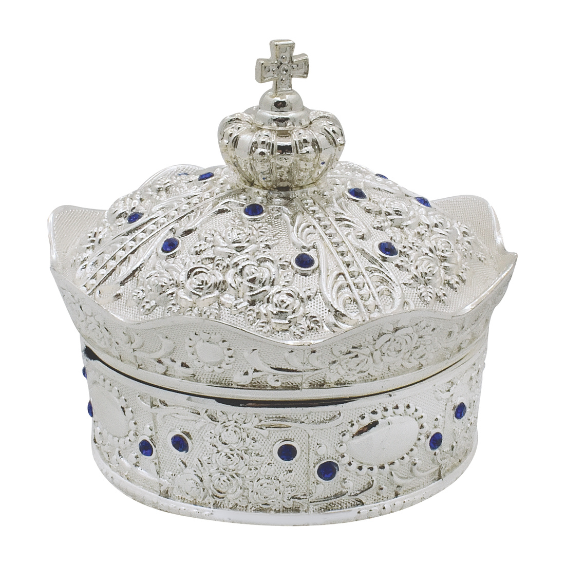 Reliquaries Silver With Blue Stones | 2736
