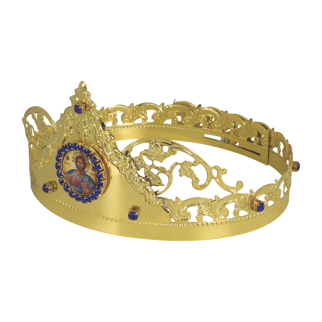Wedding Crowns Gold Blue | 2901B
