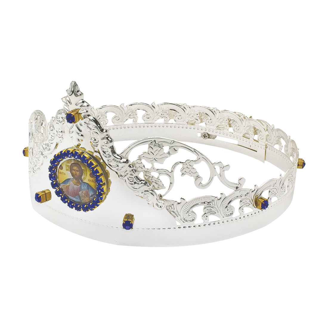 Wedding Crowns Set Silver | 2902B