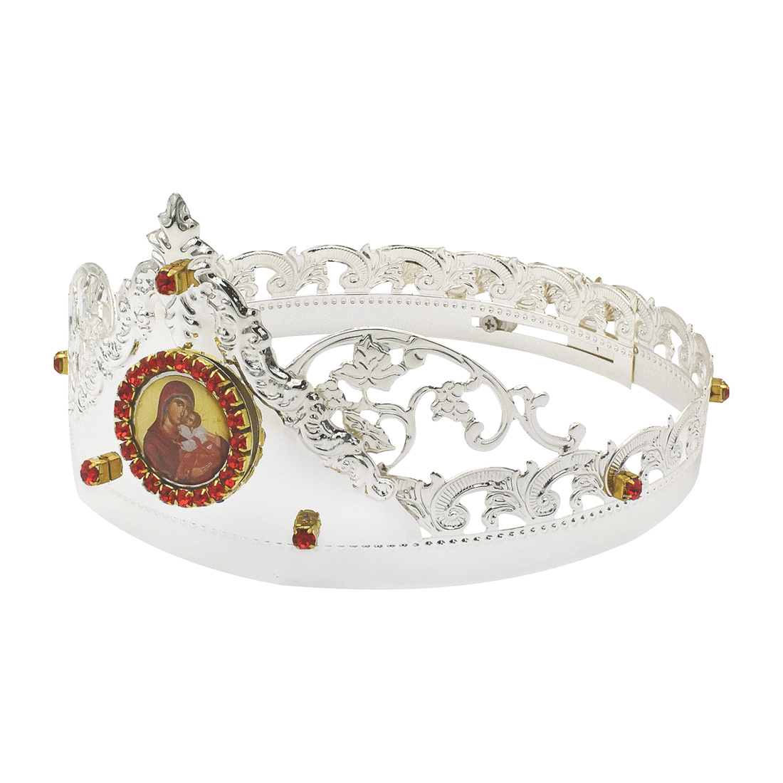 Wedding Crowns Set Silver | 2902R