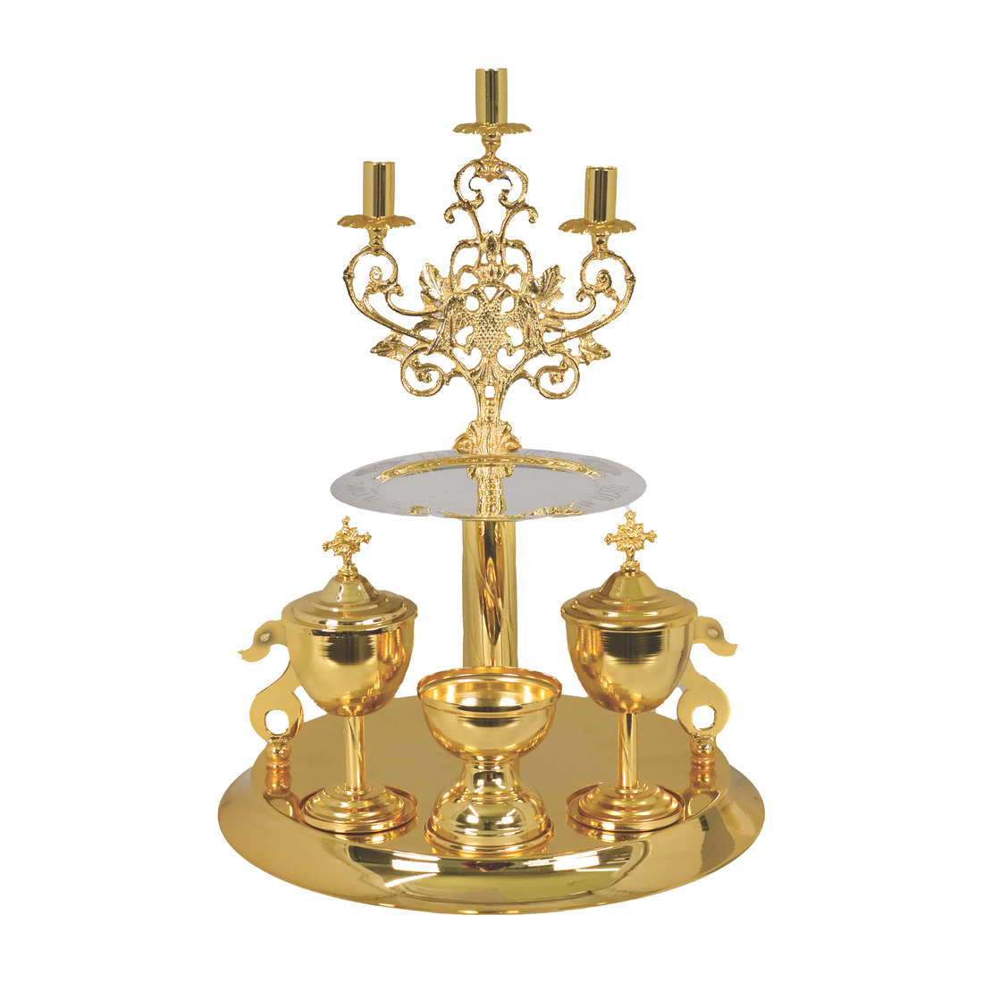 Altar Set with Trikirion Gold Patina Color | 3607