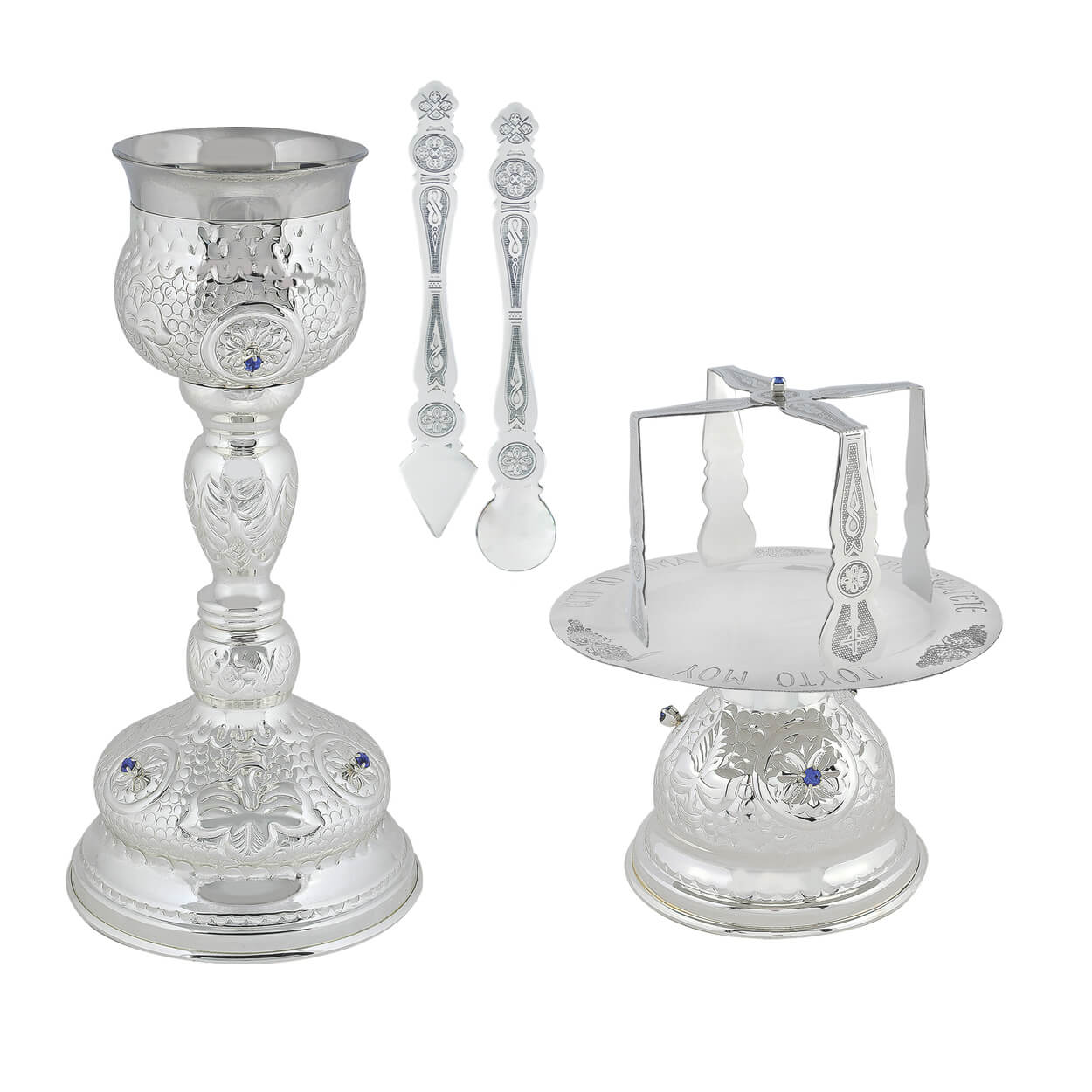 Chalice Set Silver Stone | 1323