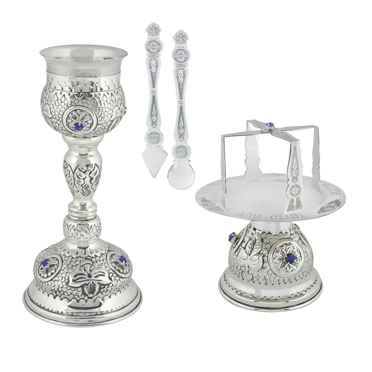 Chalice Set Silver Stone | 1324