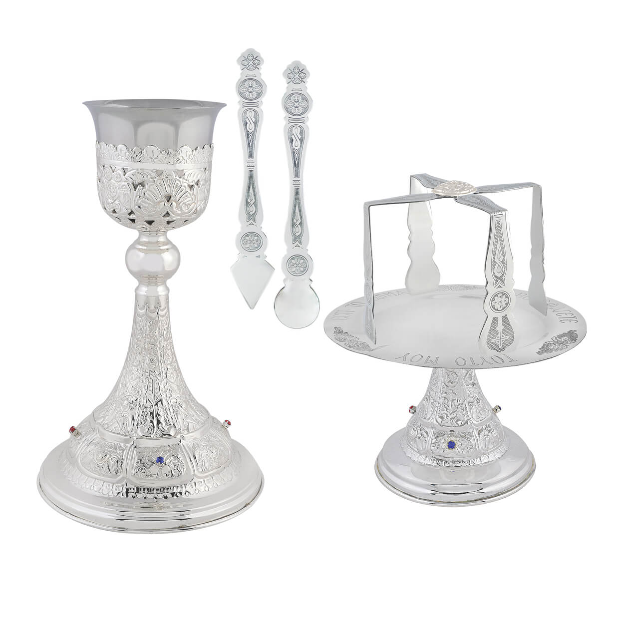 Chalice Set Silveρ Stone 500Ml | 1337