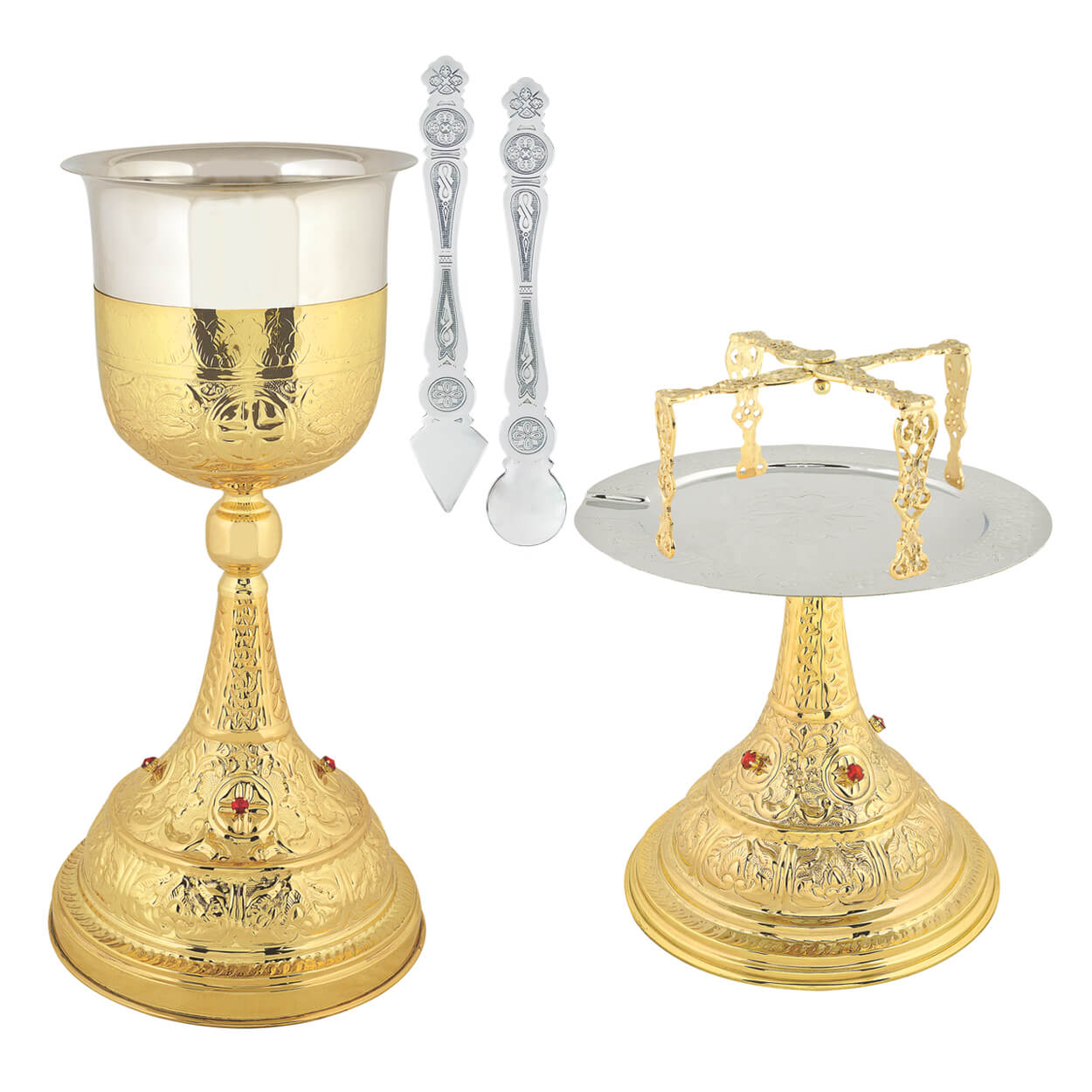 Chalice Set Gold Plated 500Ml | 1338