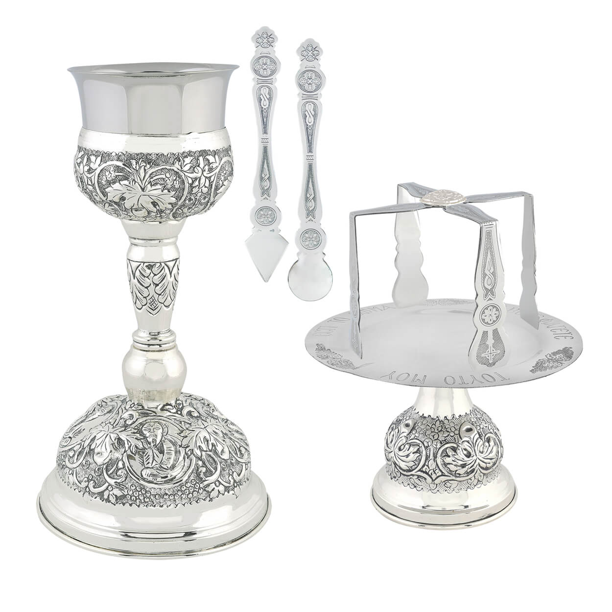 Chalice Set Silver Patina 500Ml | 1347