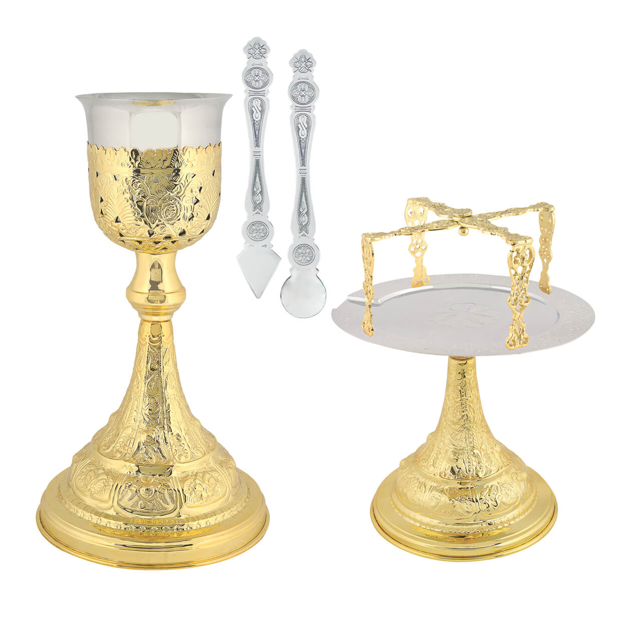 Chalice Set Gold Plated 1Lt | 1352