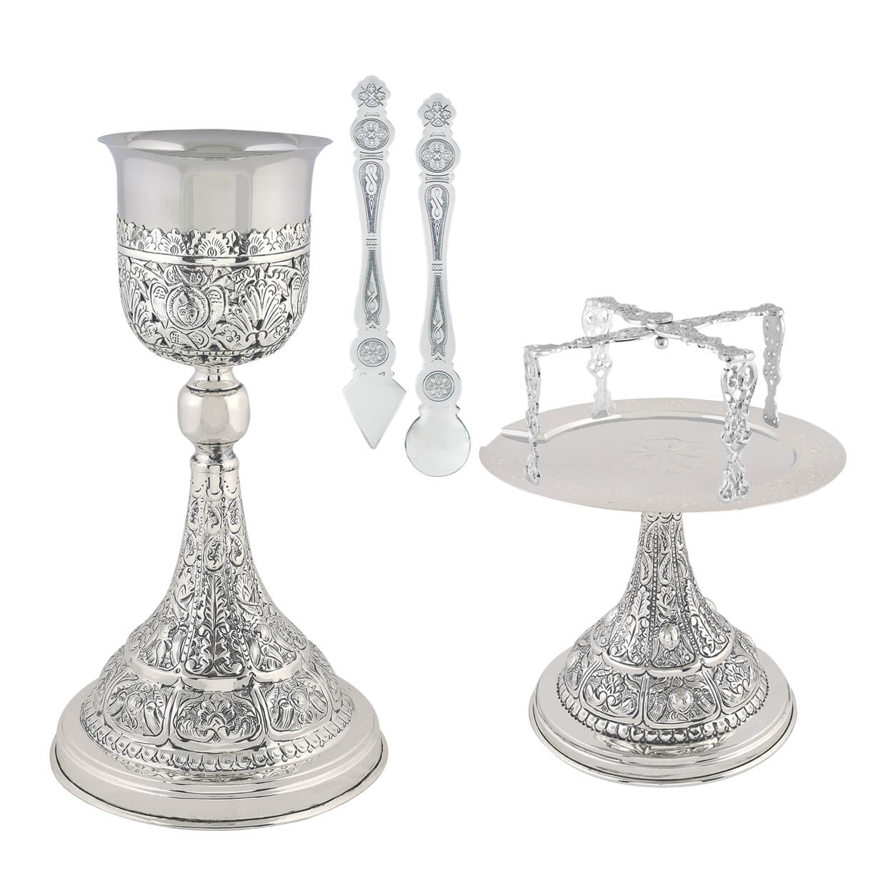 Chalice Set Silver Patina 1Lt | 1353